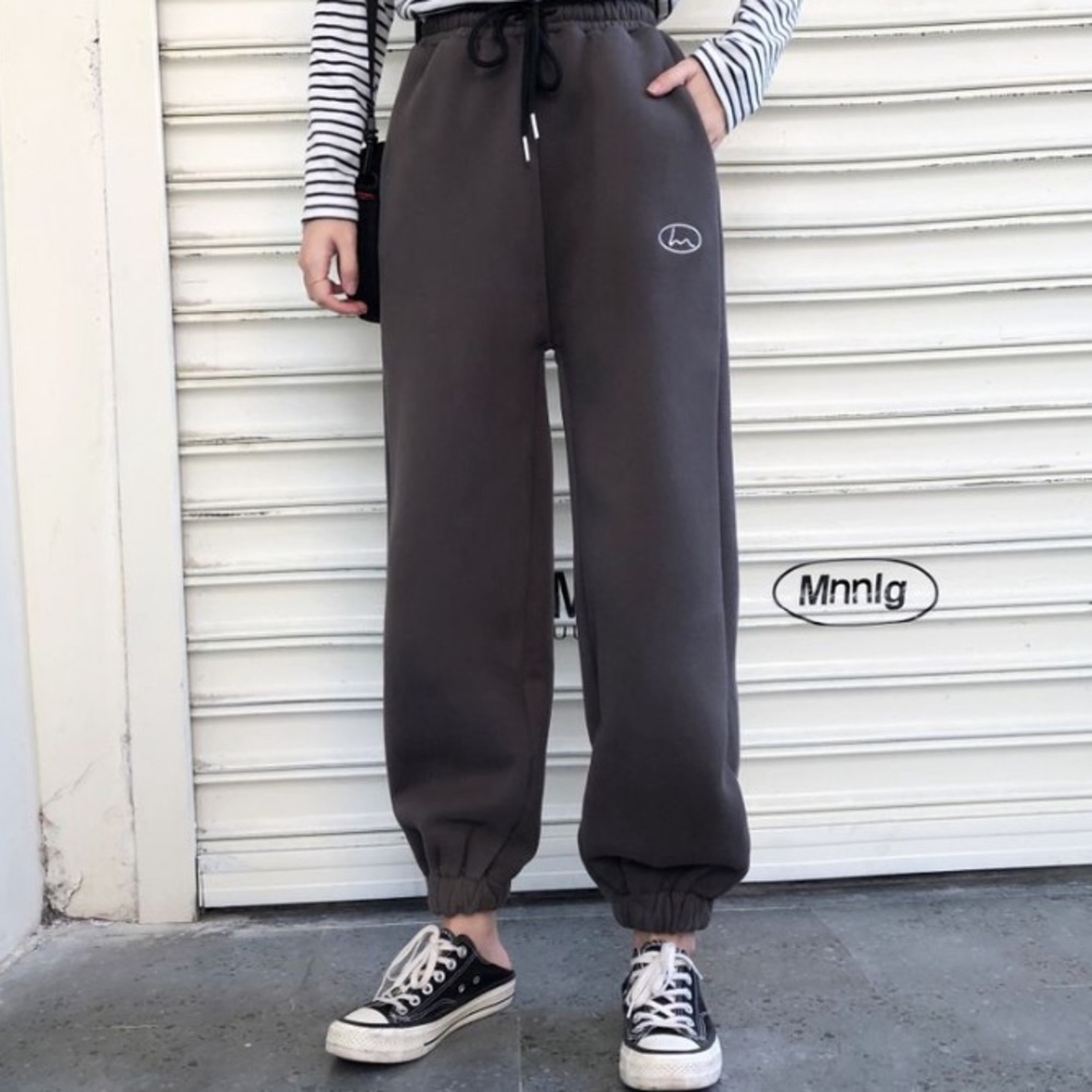 Dark Gray - Drawcord Sweatpants (Medium)